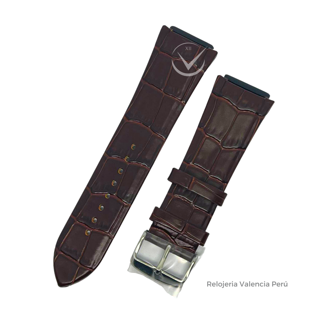 Correa de piel para reloj hotsell