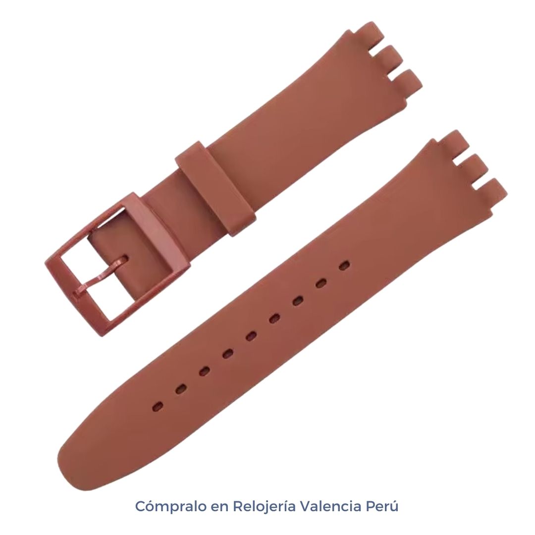 Correa de Silicona 19mm para Reloj Swatch