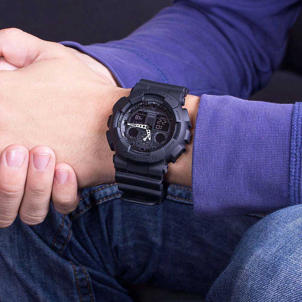 Reloj Casio G-Shock GA-100-1A1 Digital Analógico Resina Hombre