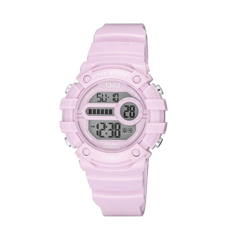 Reloj Q Q Mujer G14A Deportivo Digital Rosado Relojeria Valencia Peru