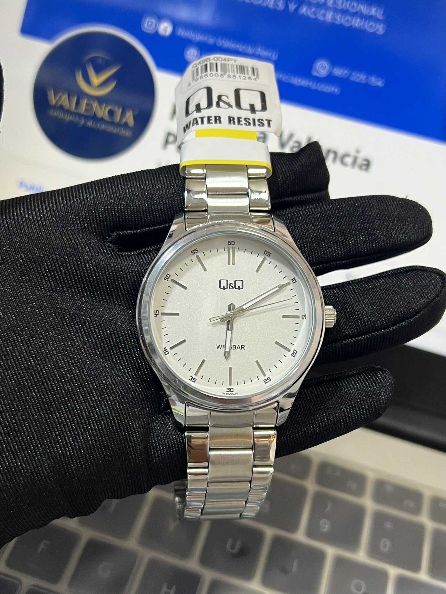 Reloj Q&Q Hombre Metal Q49B-004PY Fondo Claro