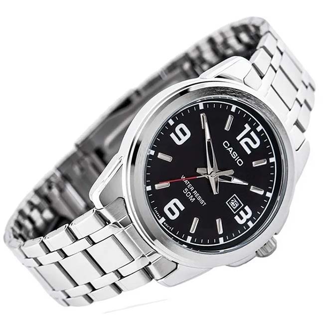 Reloj Hombre Casio MTP-1314D-1AV Acero con Fechador
