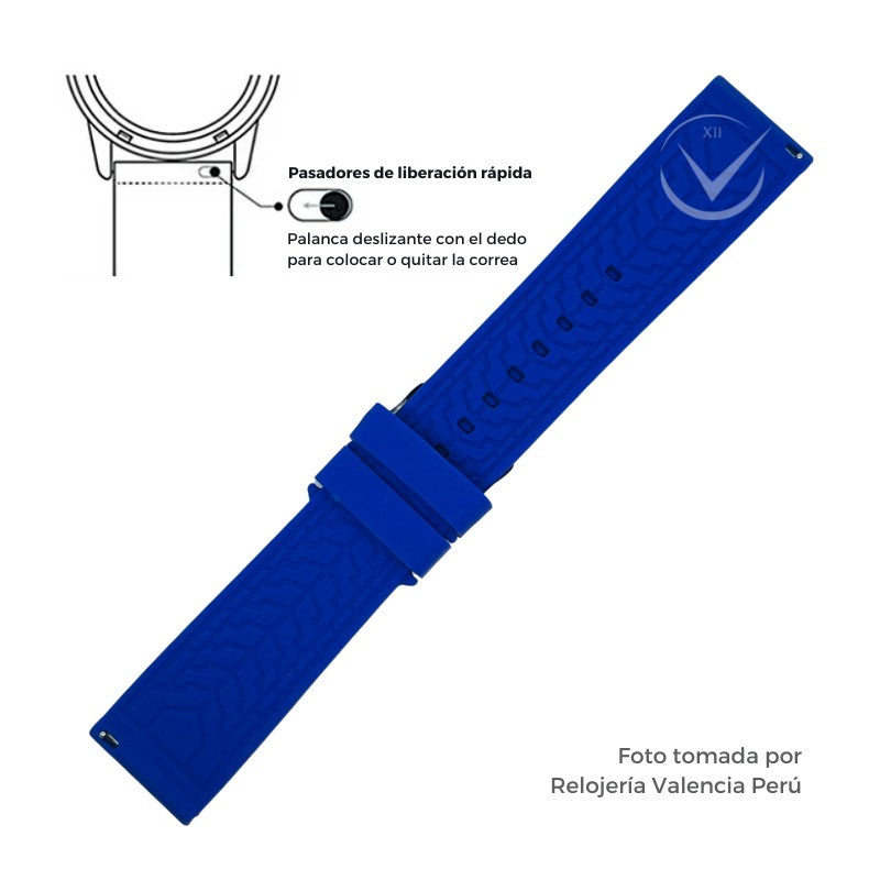 Correa para Reloj de Silicona Premium 22mm - 24mm