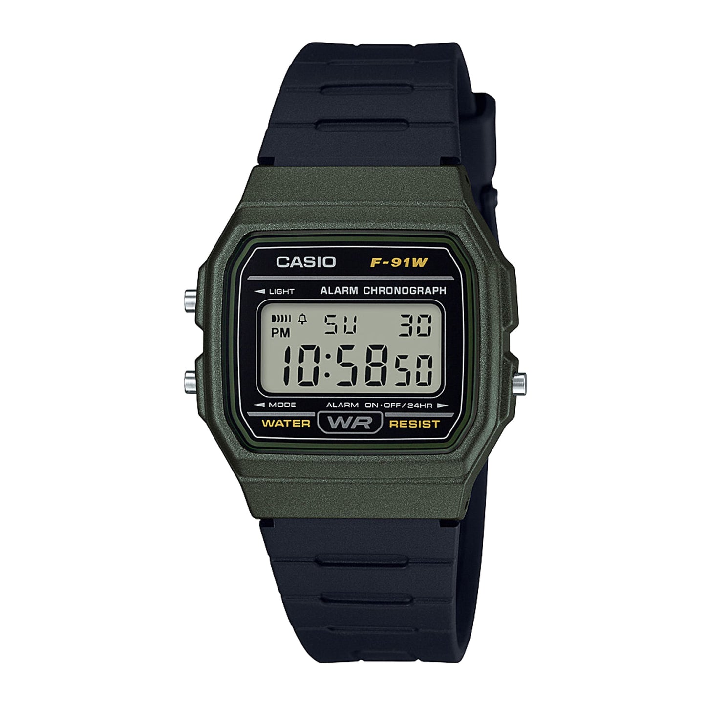 Reloj Casio Vintage F-91WM-3ADF Verde/Negro