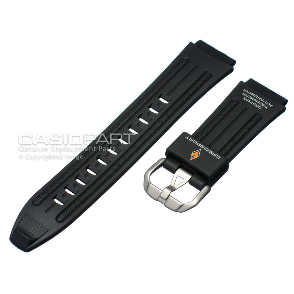 Correa Casio Original Reloj PAG-80, PAW-1100, PRG-80 Negro
