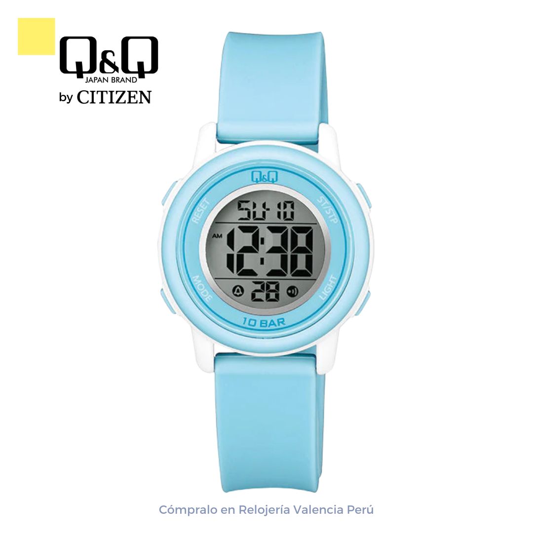 Reloj Q&Q Unisex M208J006Y Digital Multifuncional Acuático