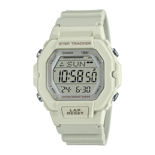 Reloj Casio Mujer LWS-2200H-8A Hueso Deportivo Digital