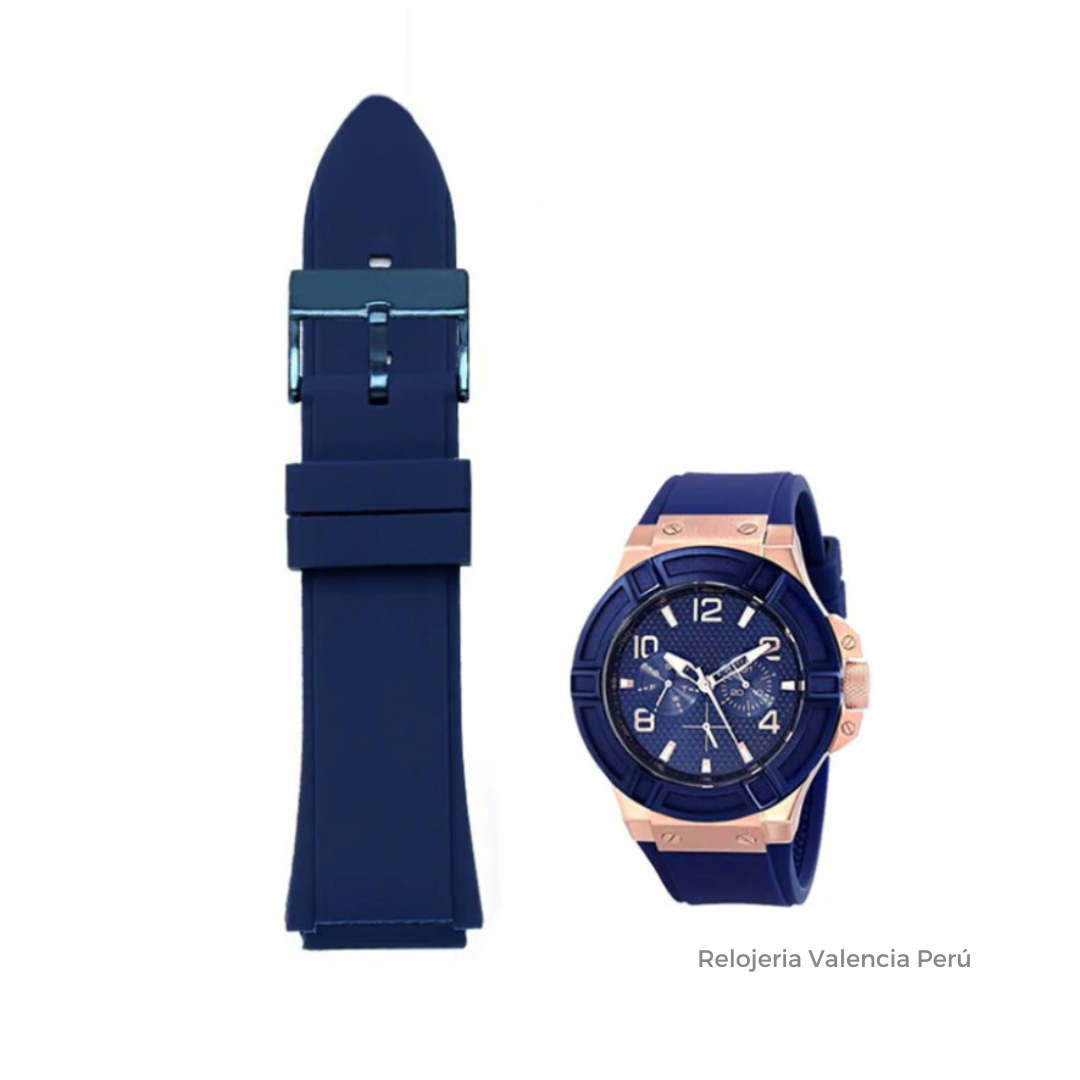 Correa de silicona para Reloj Guess W0247G3 / W0040G3 / W0040G7
