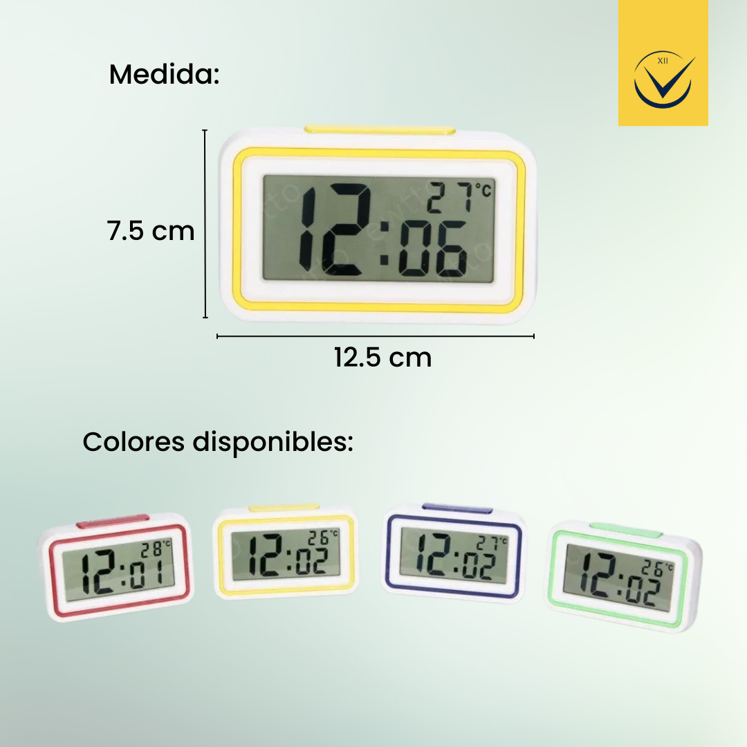 Reloj de mesa digital hablador – Relojería Valencia Perú