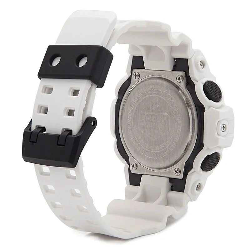 Reloj Casio G-Shock Hombre GA-700-7A Anadigi Blanco Resistente a Impactos