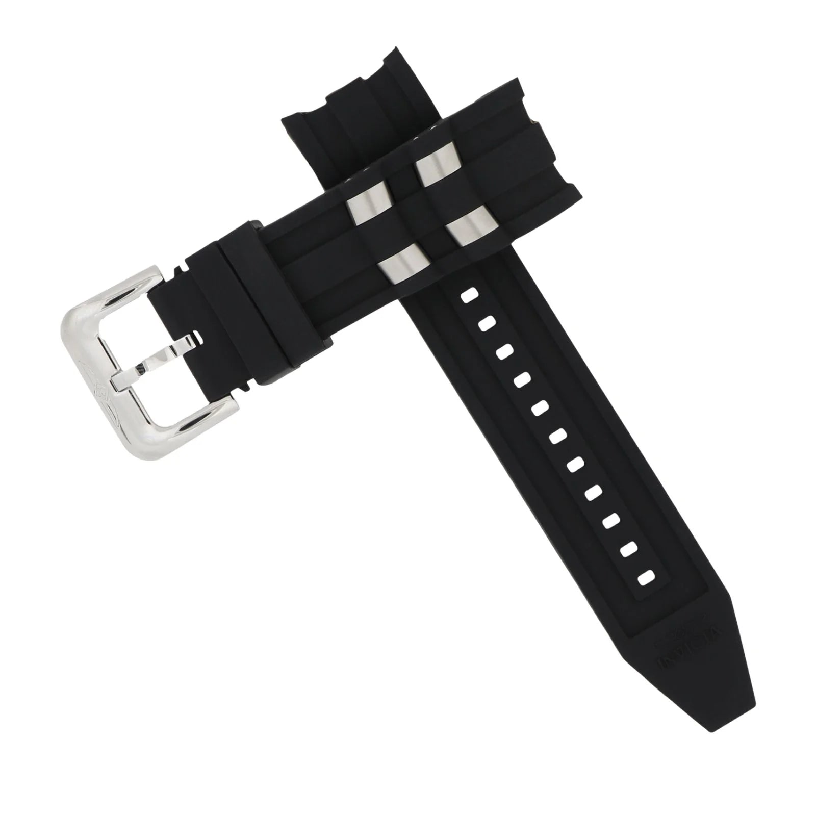 Correa Invicta Original Pro Diver Adornos Plateado