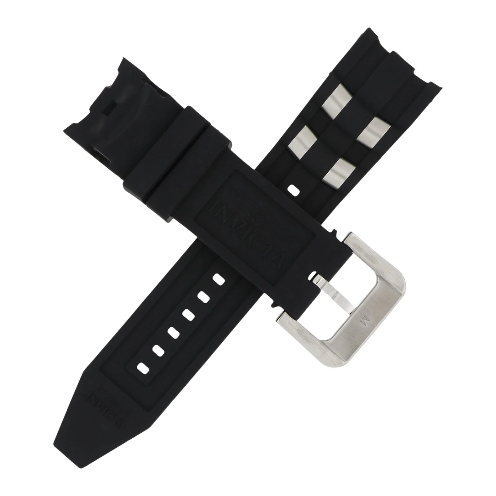 Correa Invicta Original Pro Diver Adornos Plateado