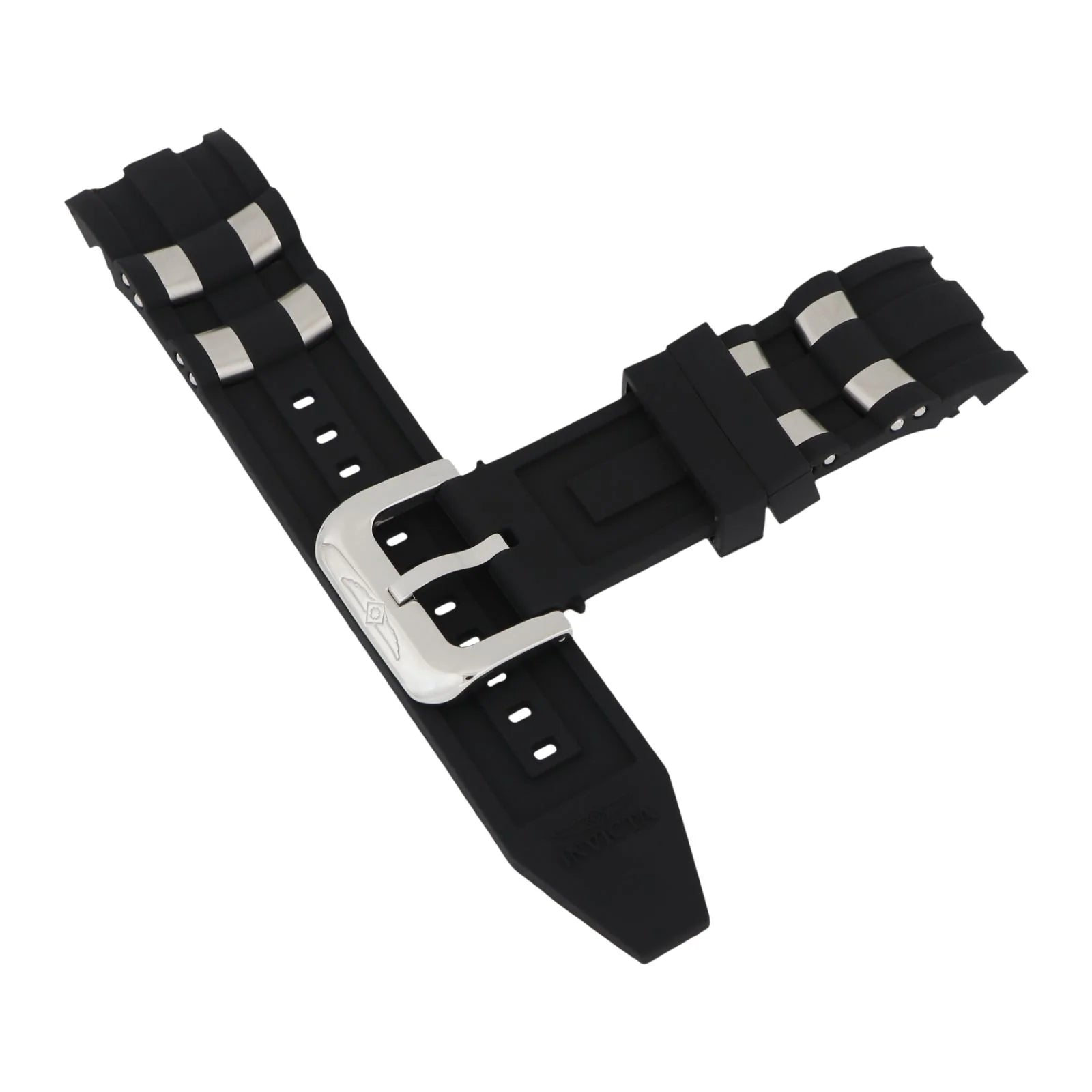 Correa Invicta Original Pro Diver Adornos Plateado