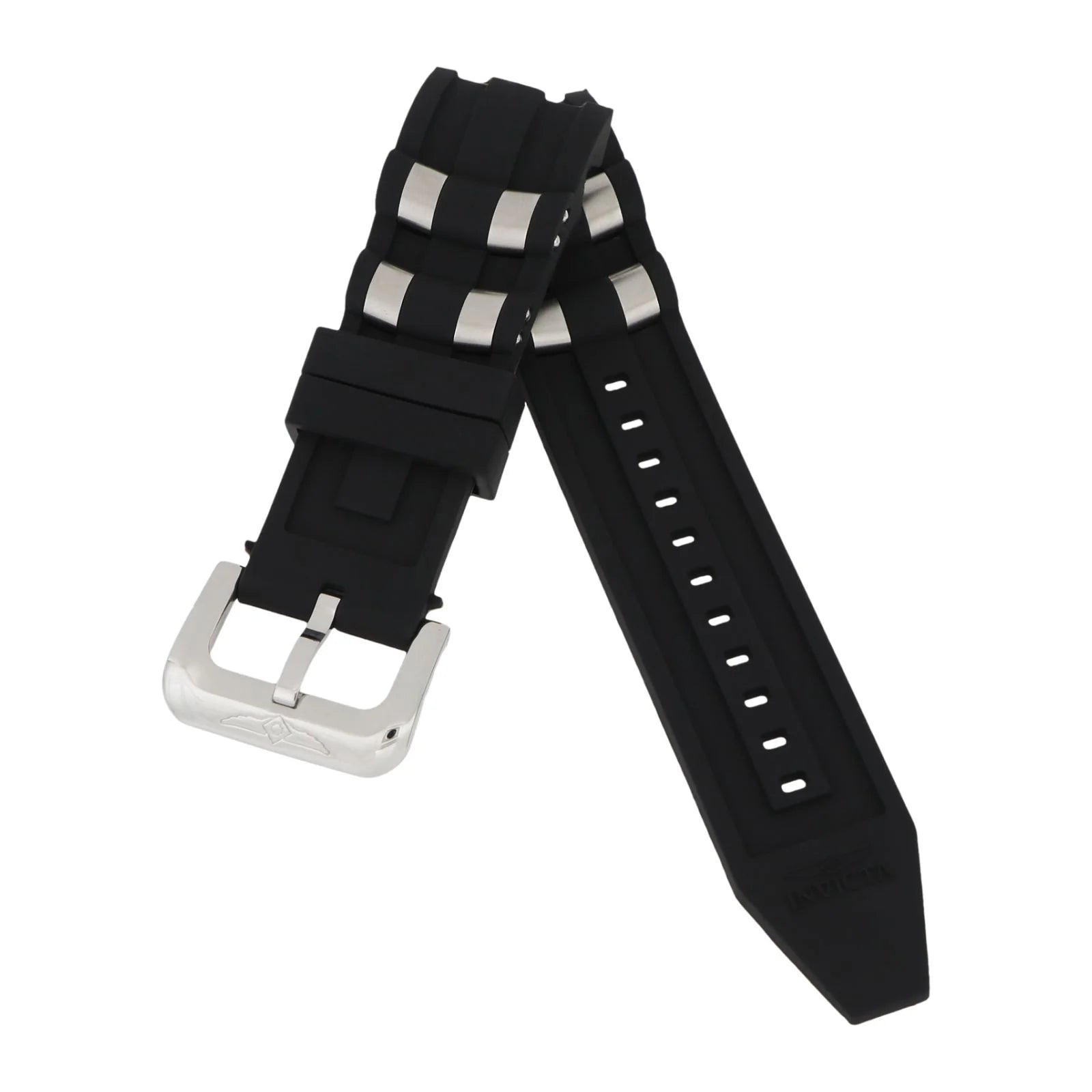 Correa Invicta Original Pro Diver Adornos Plateado