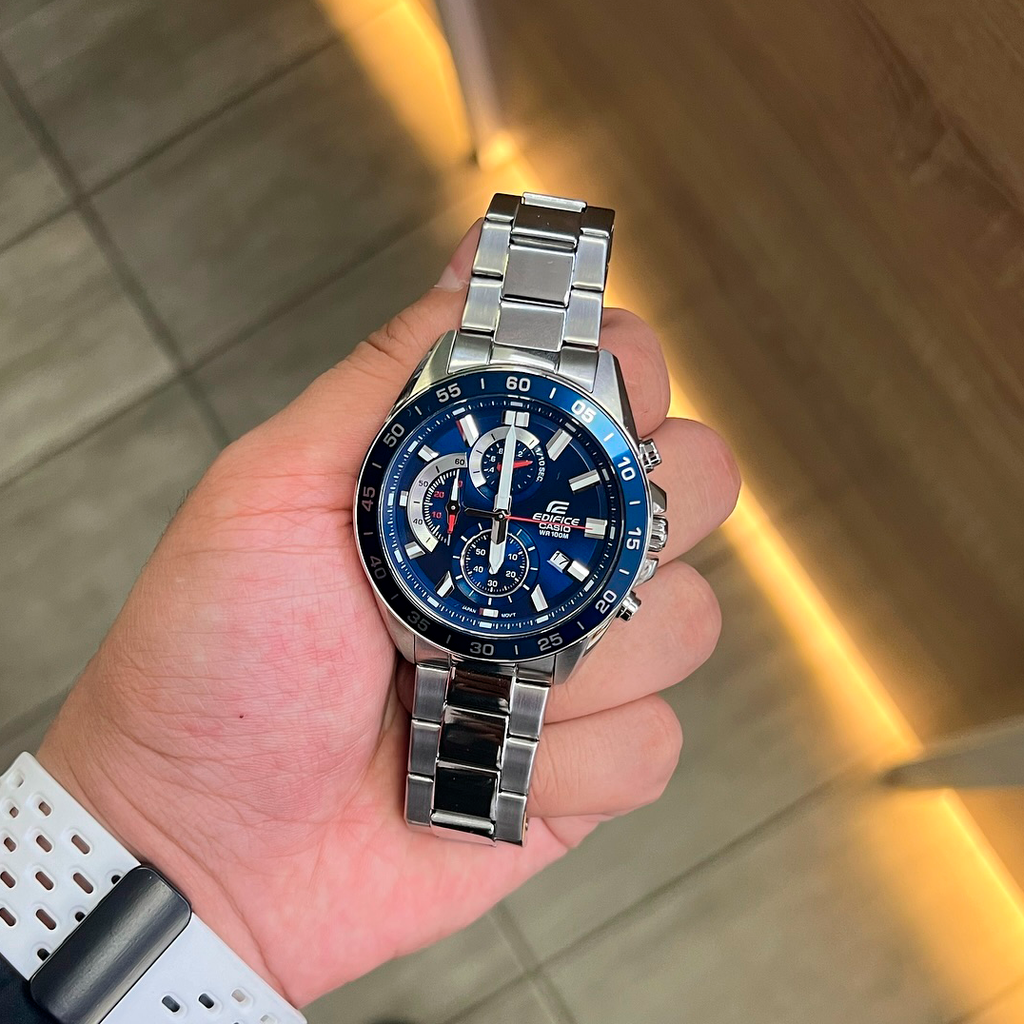 Reloj Casio Edifice Hombre Acero EFV-550D-2A