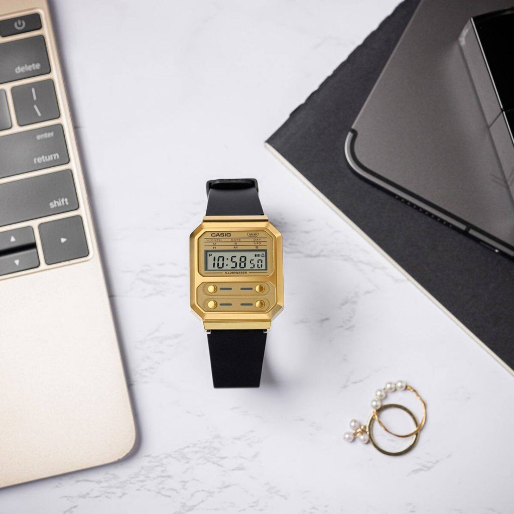 Reloj Casio A100WEFG-9A Digital Vintage Dorado Unisex