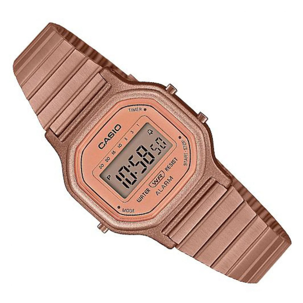 Reloj Casio Mujer LA-11WR-5ADF Mini Oro Rosa Digital