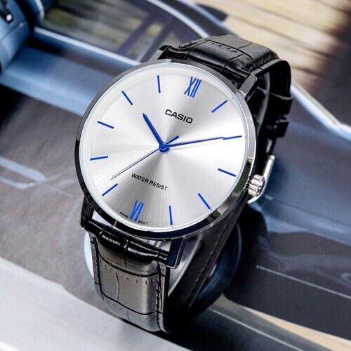 Reloj Hombre Casio MTP-VT01L-7B1 Análogo Cuero