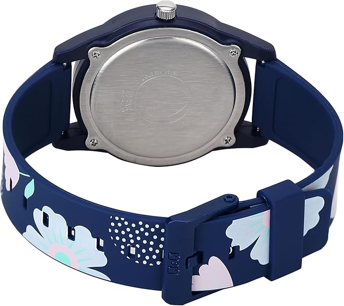 Reloj Q&Q Mujer V08A-003VY Diseño Floral Azul