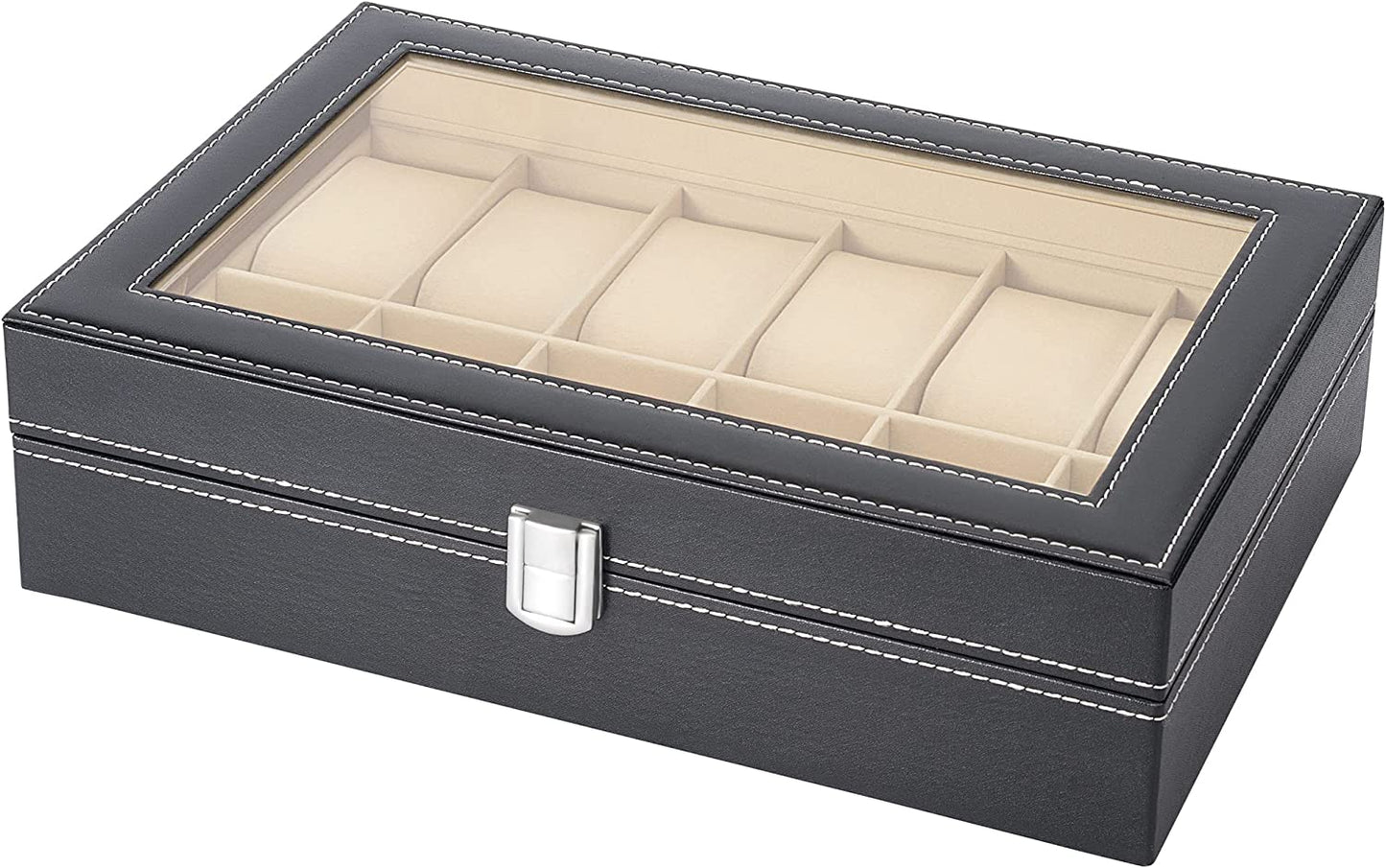 Caja organizadora de 12 relojes / portarelojes