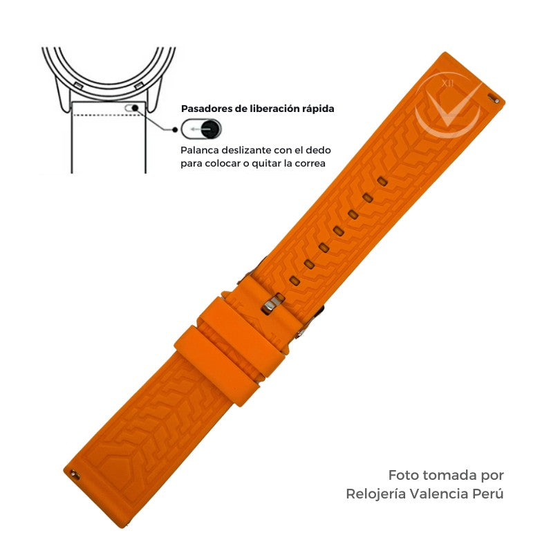 Correa para Reloj de Silicona Premium 22mm - 24mm
