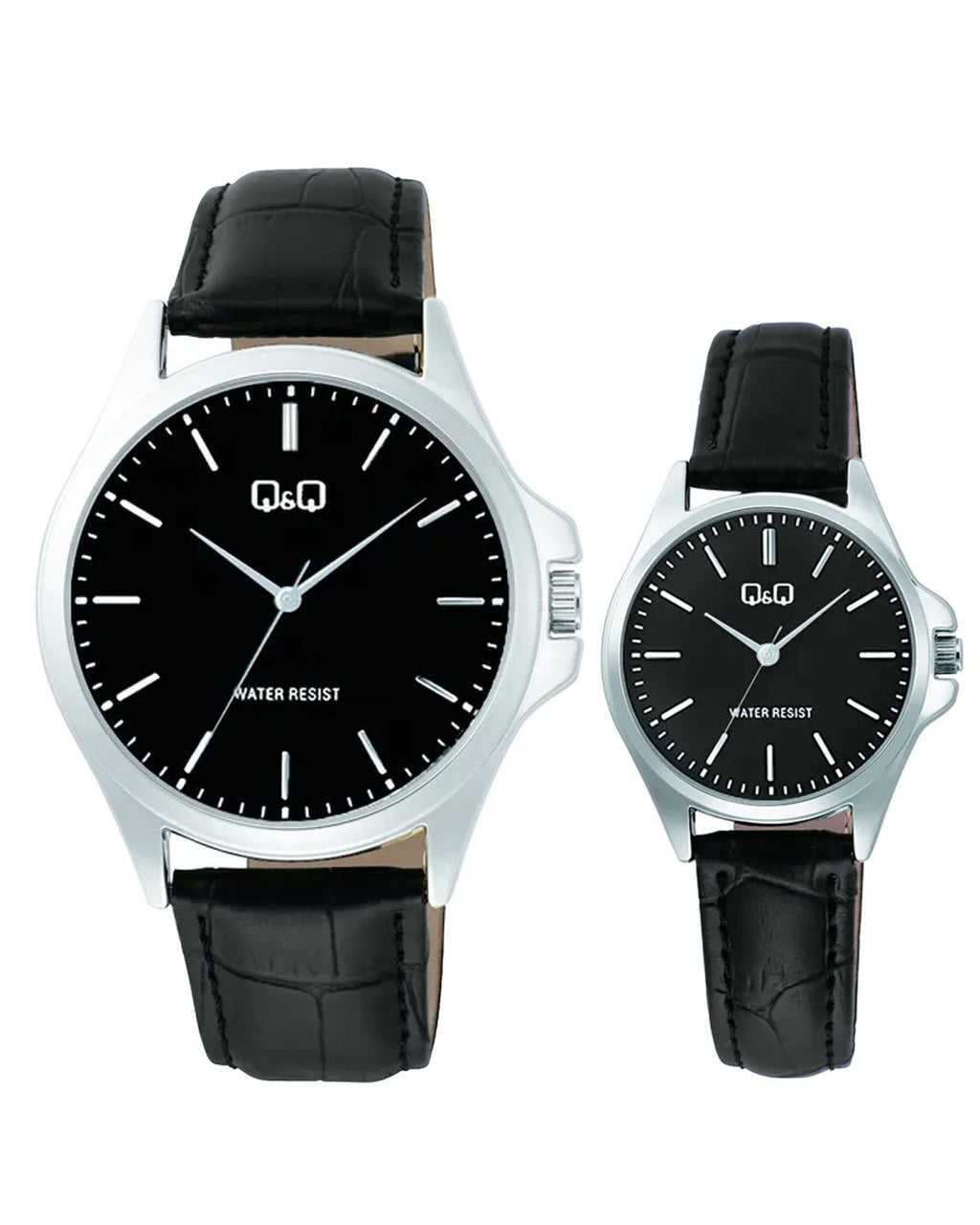 Reloj Q&Q Mujer C37A-015PY Negro Cuero