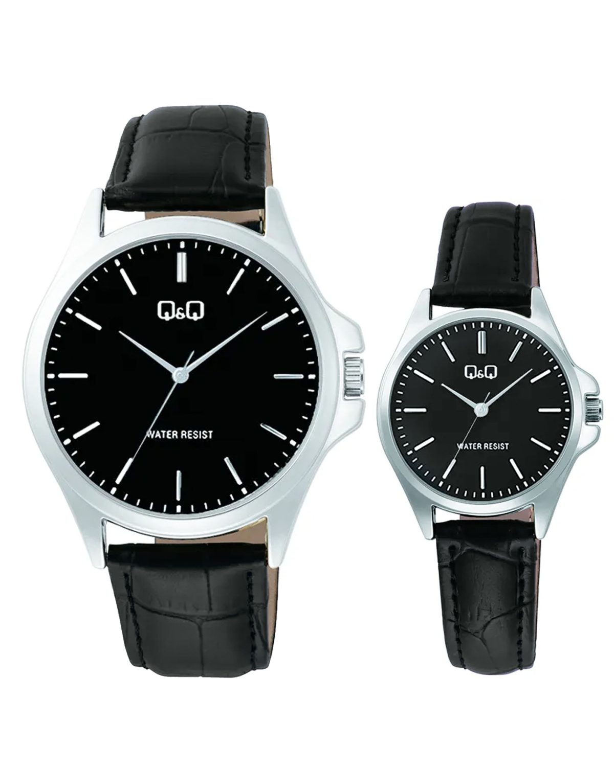 Reloj Q&Q Mujer C37A-015PY Negro Cuero