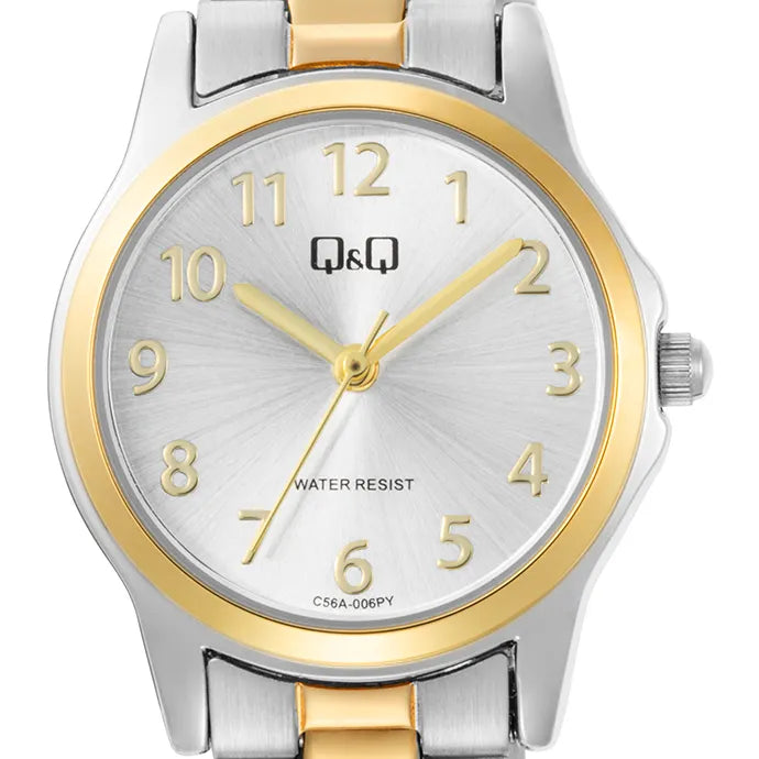 Reloj Q&Q Mujer C56A-006PY Doble Color Elegante