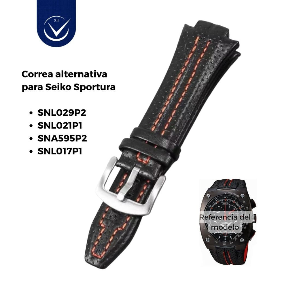 Correa alternativa para Reloj Seiko Sportura SNL029P2