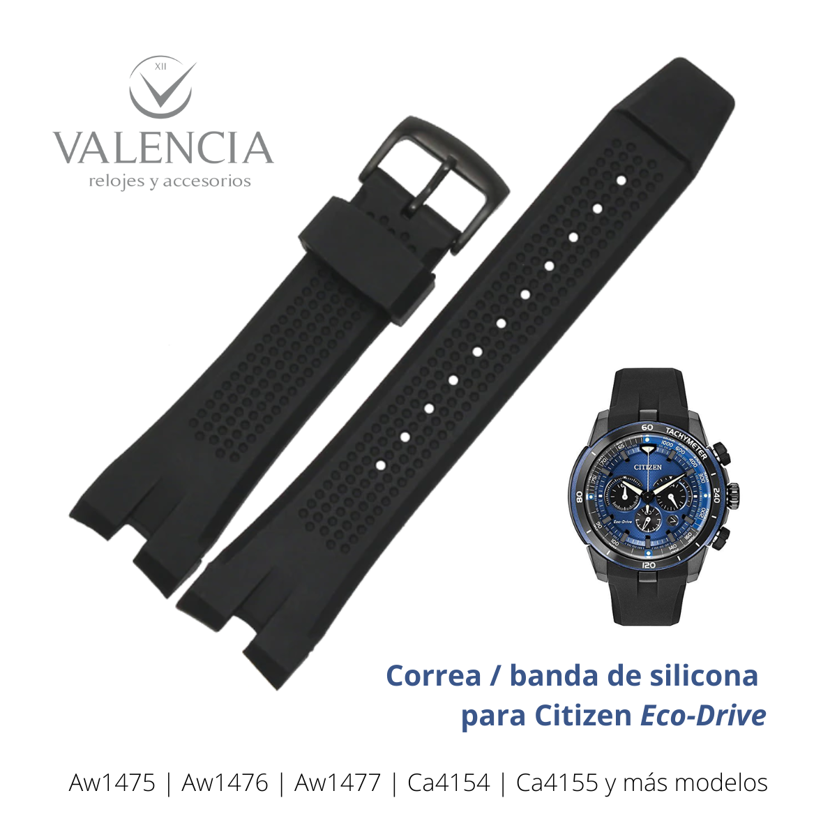 Correa Reloj Citizen Eco-Drive Aw1475 - Aw1477 - CA4155 y más