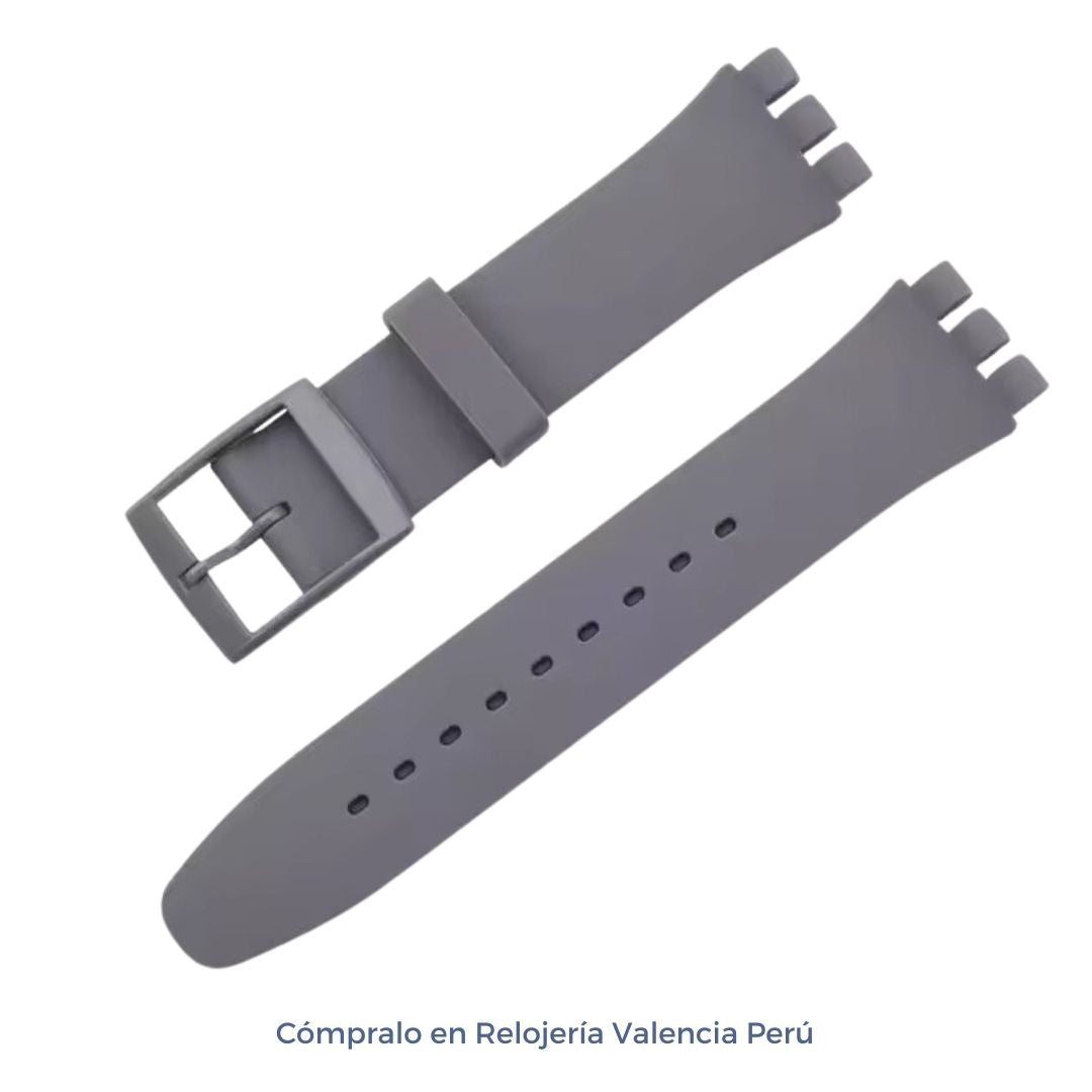 Correa de Silicona 19mm para Reloj Swatch