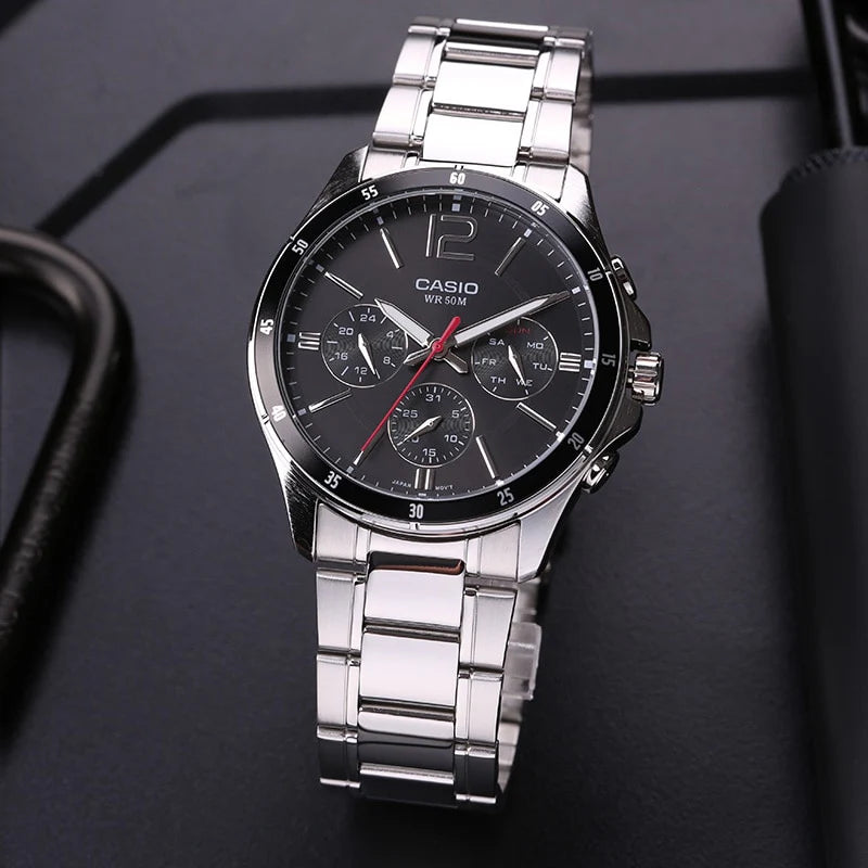 Reloj Hombre Casio MTP-1374D-1AV - Acero Inoxidable