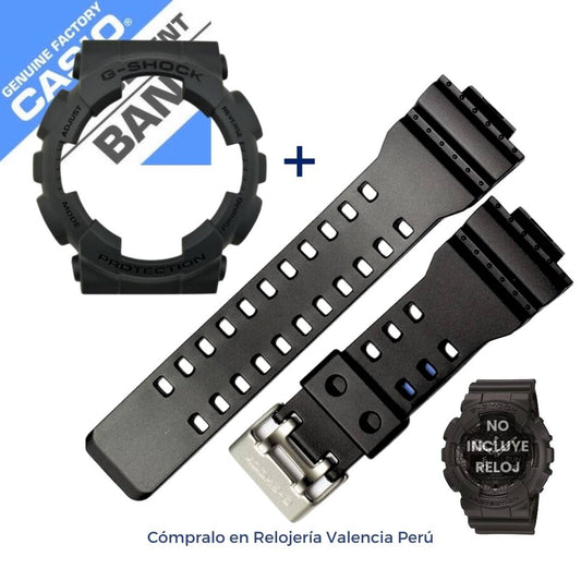 Correa y Bisel Casio Original Reloj G-Shock GA-100/110/120 GD-100