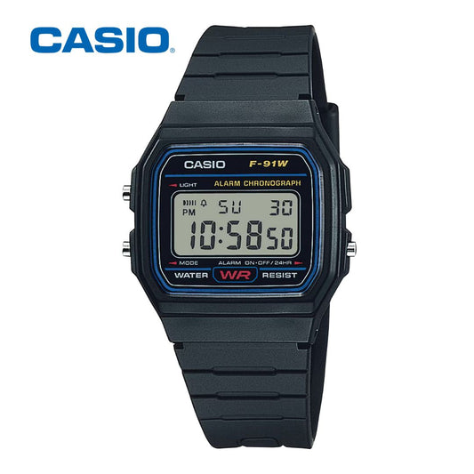 Reloj Casio Unisex F-91W-1DG Clásico Vintage