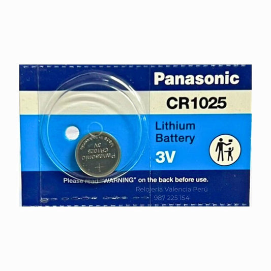 Pila de litio CR1025 3V Panasonic