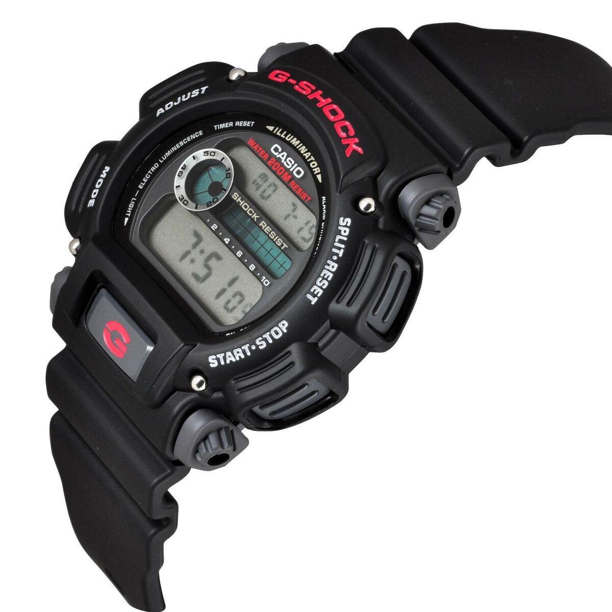 Reloj Casio G-Shock DW-9052 Resina Hombre Negro