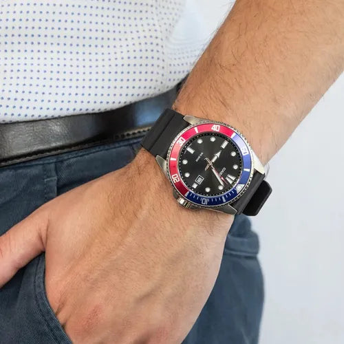 Reloj Casio Duro Marlin Pepsi MDV-106B-1A2V Acuático