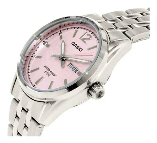 Reloj Casio Mujer LTP-1335D-5A Rosado con Fechador