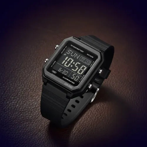 Reloj Casio Hombre W-221H-1BVDF Digital Negro Pantalla Negativa
