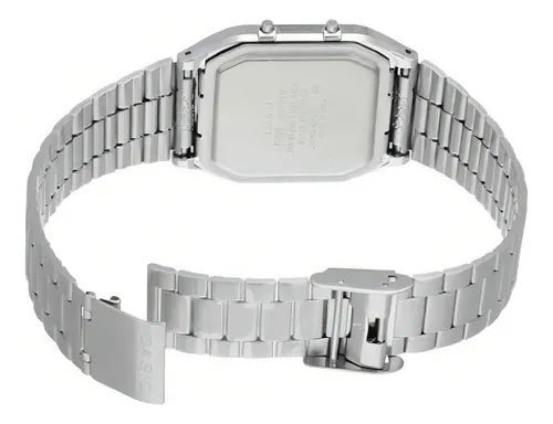 Reloj Unisex Casio AQ-230A-2A1 Celeste Metal Digital Análogo
