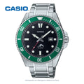 Reloj Casio Hombre Duro Marlin Starbucks MDV-106DD-1A3VCF Acero Inoxidable Bisel Verde
