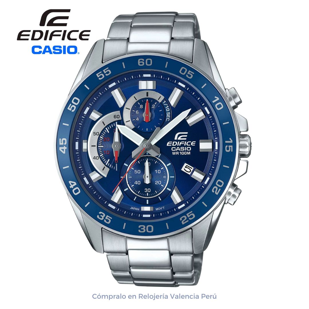 Reloj Casio Edifice Hombre Acero EFV-550D-2A