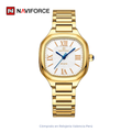 Reloj de mujer Naviforce NF5042 - Dorado con fondo blanco