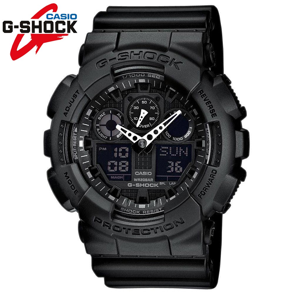 Reloj Casio G-Shock GA-100-1A1 Digital Analógico Resina Hombre