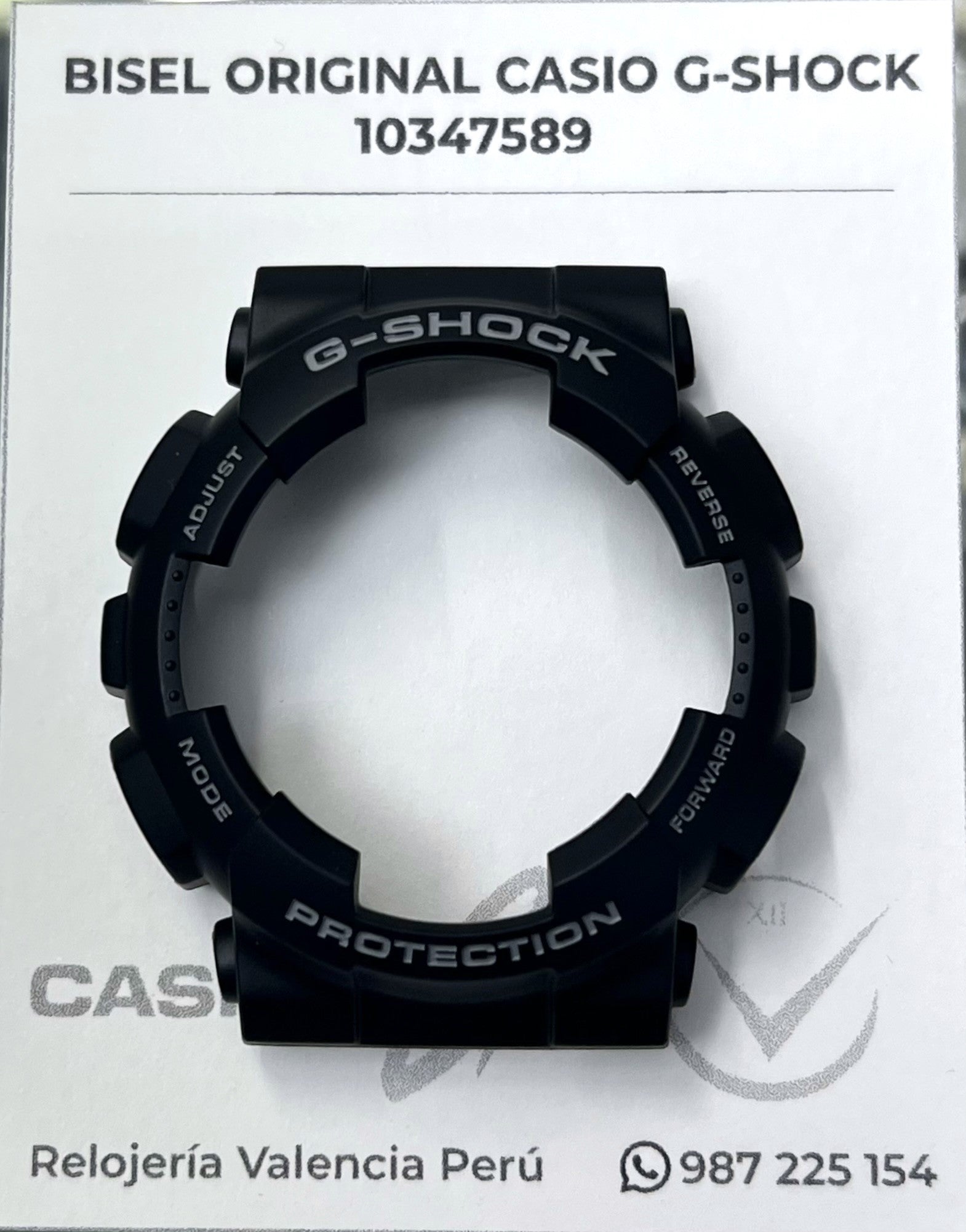 Bisel Casio Original de Reloj G-Shock GA-100, GA-110, GD-120 Letras grises