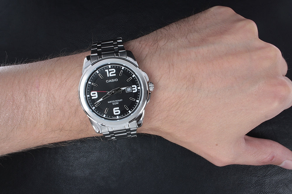 Reloj Hombre Casio MTP-1314D-1AV Acero con Fechador