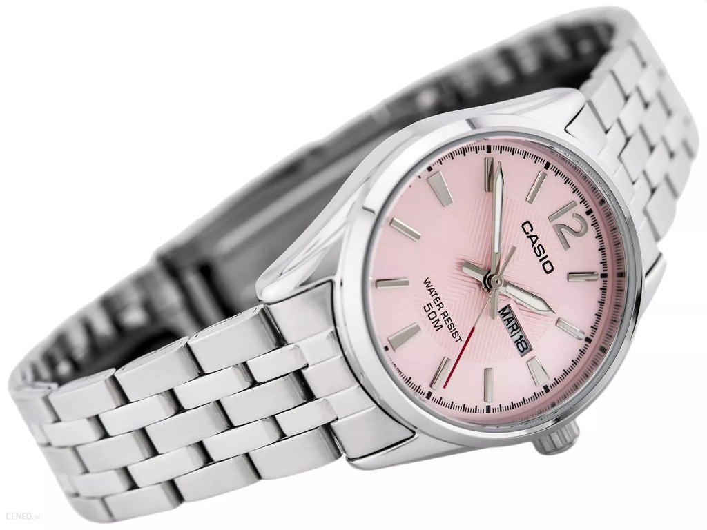 Reloj Casio Mujer LTP-1335D-5A Rosado con Fechador