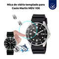 Mica Antigolpe y Rayadura para Cristal de Casio Marlin MDV-106