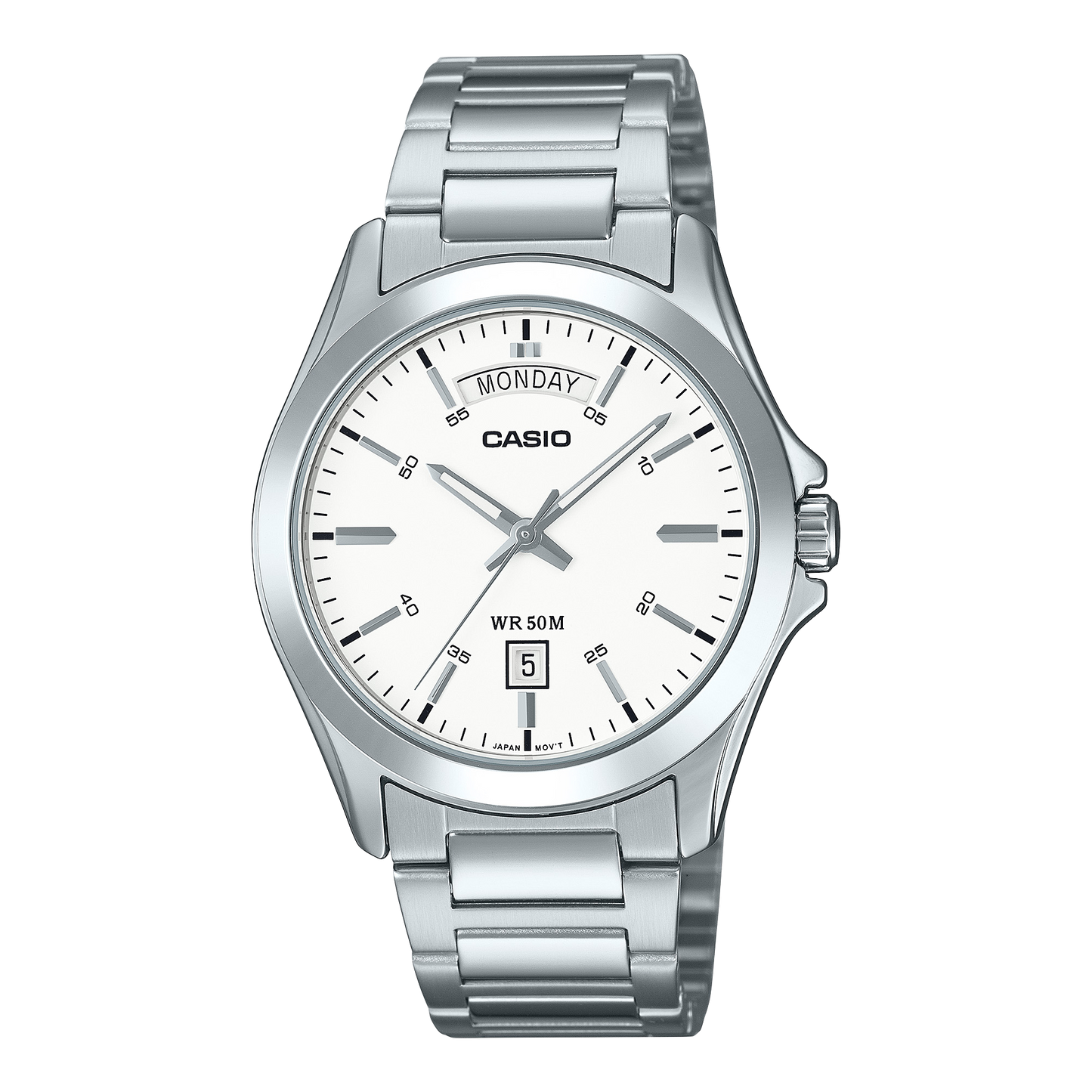 Reloj Hombre Casio MTP-1370D-7A3 Blanco Acero