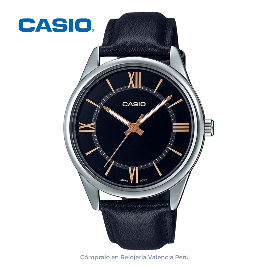 Reloj Hombre Casio MTP-V005L-1B5 de vestir - Negro